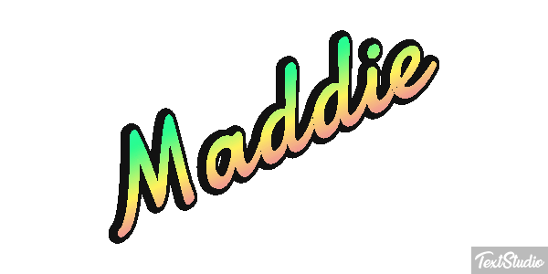 Maddie Tekst effect