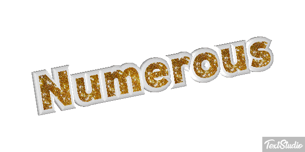 Numerous Effet de texte