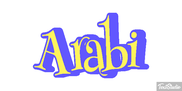 Arabi Tekst effect