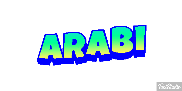 Arabi Tekst effect