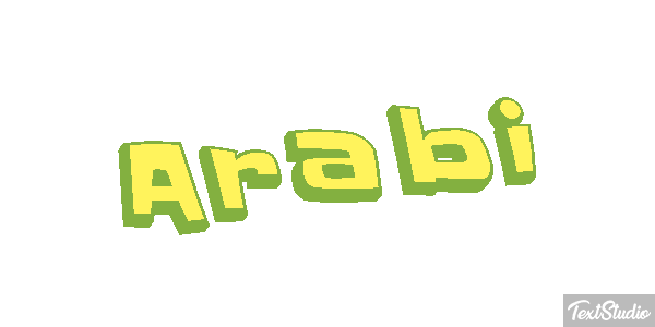 Arabi Tekst effect