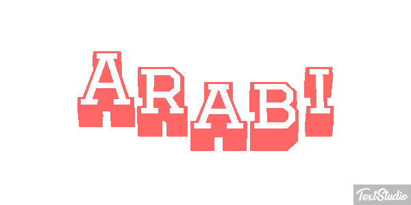 Arabi Tekst effect
