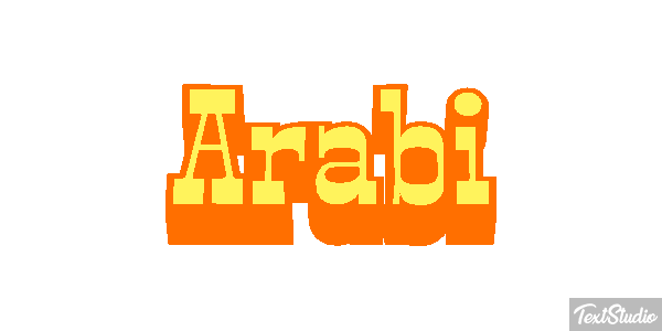 Arabi Tekst effect