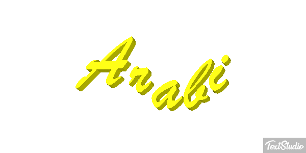 Arabi Tekst effect