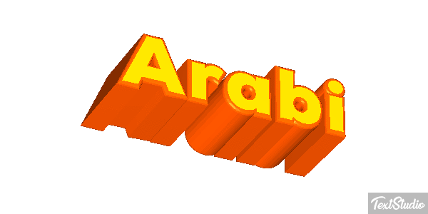 Arabi Tekst effect