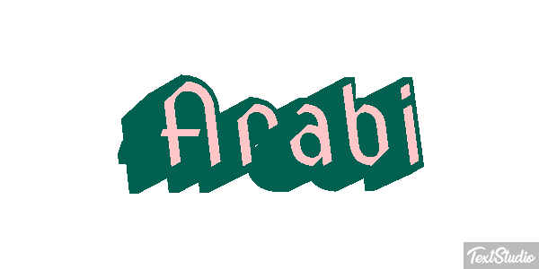 Arabi Tekst effect