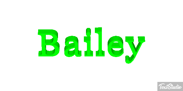 Bailey Text effect