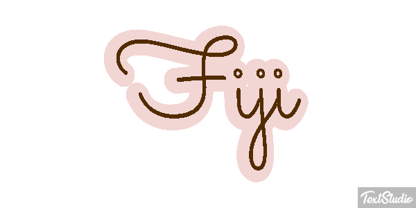 Fiji Text effect