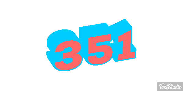 351 Text effect
