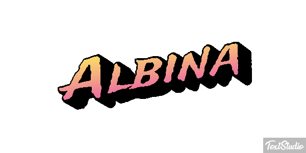 Albina Text effect