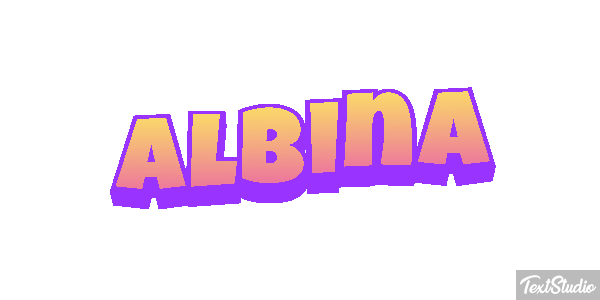 Albina Text effect