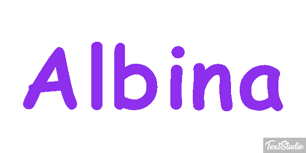 Albina Text effect