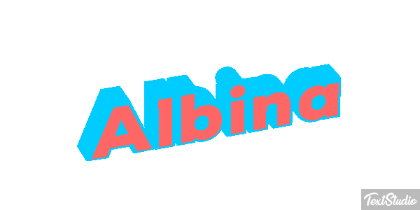 Albina Text effect