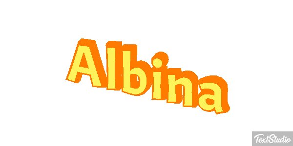 Albina Text effect