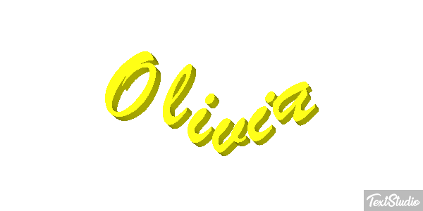 Olivia Efecto de texto