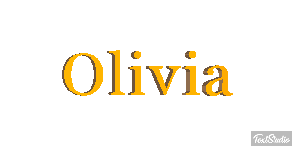 Olivia Efecto de texto