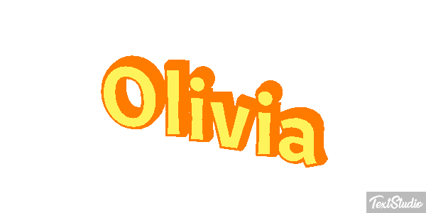 Olivia Efecto de texto