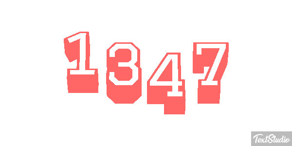 1347 Tekst effect