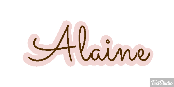 Alaine Efecto de texto