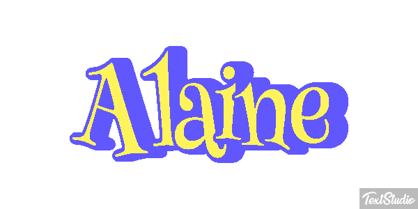 Alaine Efecto de texto