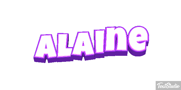 Alaine Efecto de texto