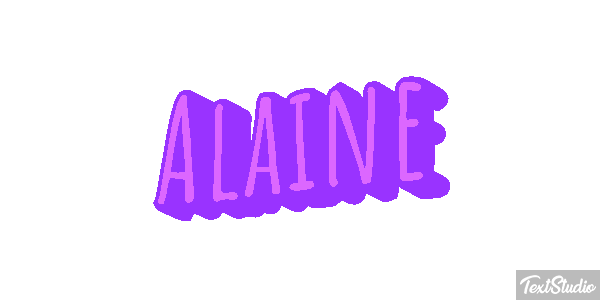 Alaine Efecto de texto