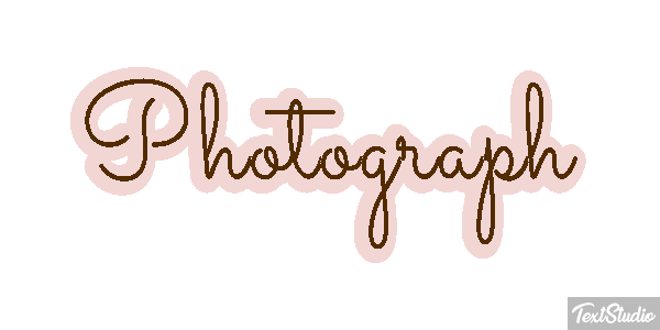 Photograph Text effect