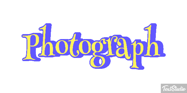 Photograph Text effect