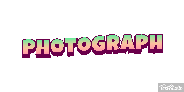 Photograph Text effect