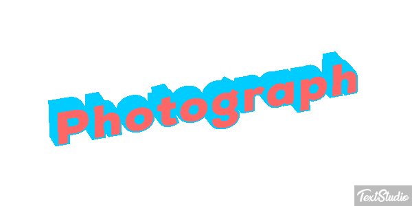 Photograph Text effect