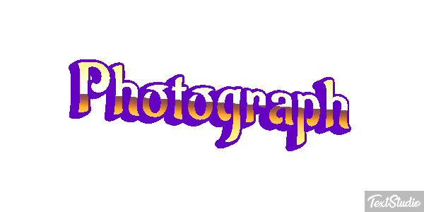 Photograph Text effect