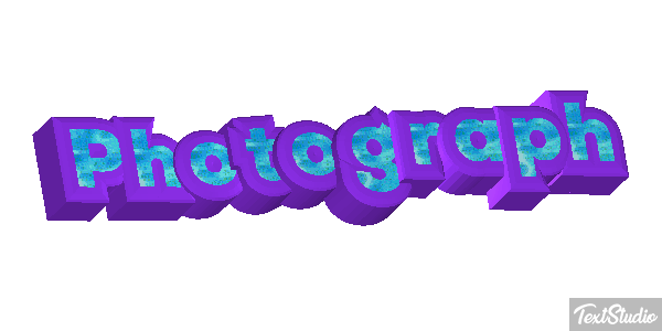 Photograph Text effect