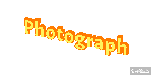 Photograph Text effect
