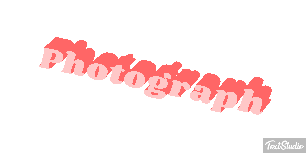 Photograph Text effect