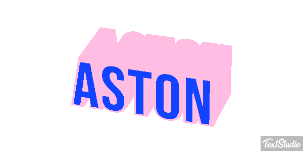 Aston Текстовый эффект