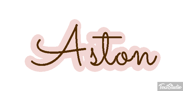 Aston Текстовый эффект