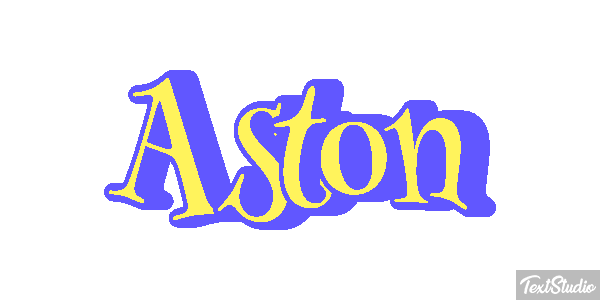 Aston Текстовый эффект