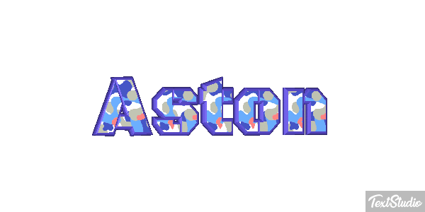 Aston Текстовый эффект