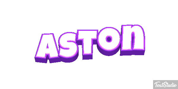 Aston Текстовый эффект