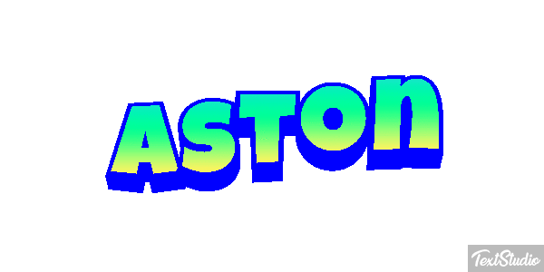 Aston Текстовый эффект
