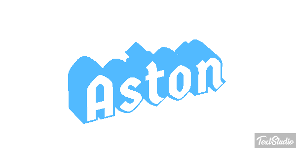 Aston Текстовый эффект