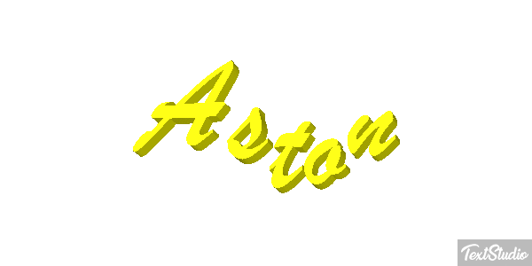 Aston Текстовый эффект