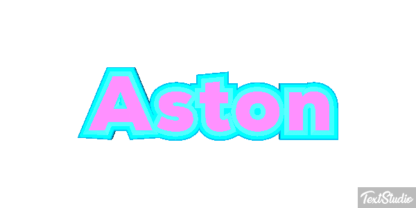 Aston Текстовый эффект