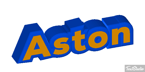 Aston Текстовый эффект