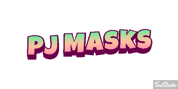 PJ Masks Effet de texte
