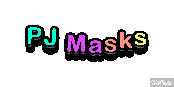 PJ Masks Effet de texte