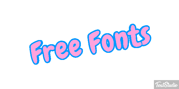 Free Fonts Text effect