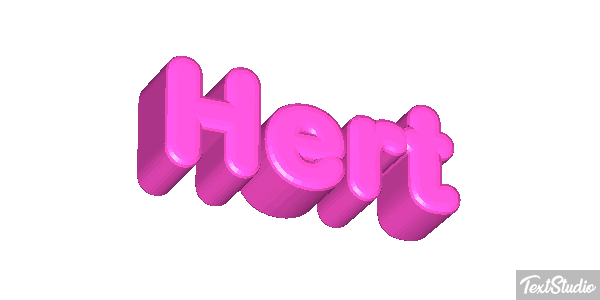 Hert Texteffekt