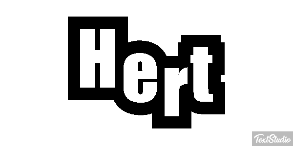 Hert Texteffekt