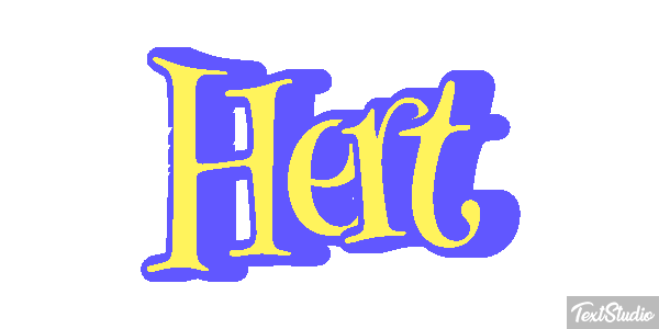 Hert Texteffekt